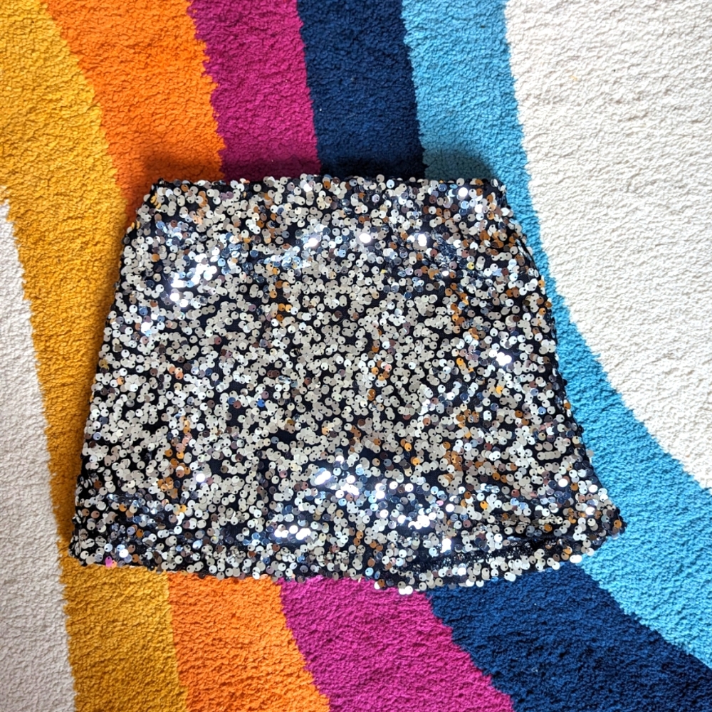 Sequin Kid's Mini Skirt By Art Class Size 6/7